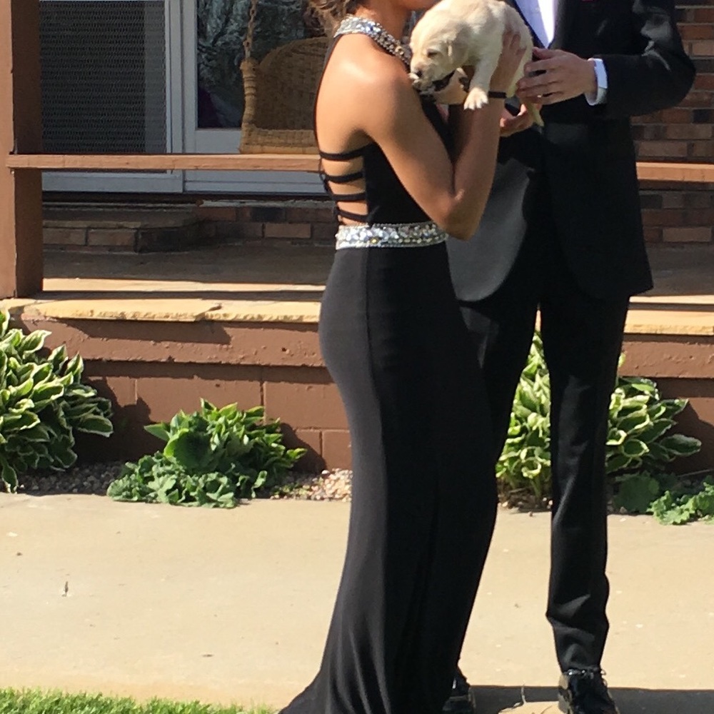 BLACK PROM DRESS